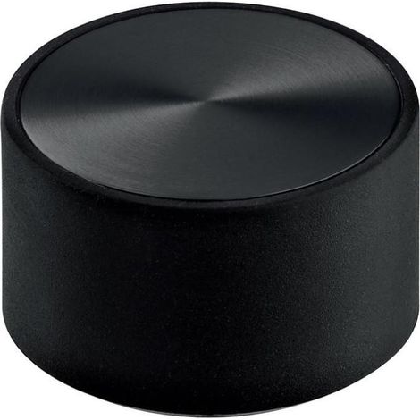 pasador de suelo in.17.604. acero inoxidable en 1.4301. inox satinado / negro mate. diámetro 50mm. cierre de seguridad. acabado negro