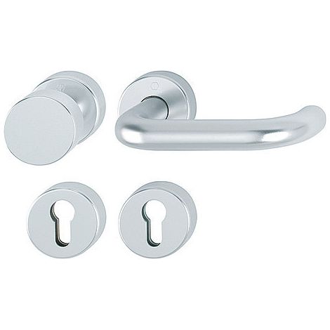 HOPPE® FH Wechselgarnitur mit Rosetten Paris FS-58/42H/42HS/138, Aluminium, 10726711 (1/3)