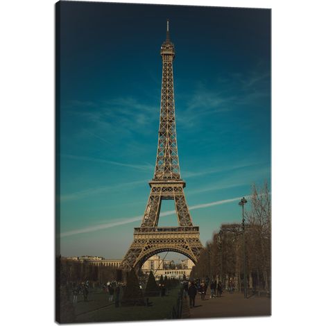 Leinwandgemälde Architektur Eiffelturm 40x60 cm