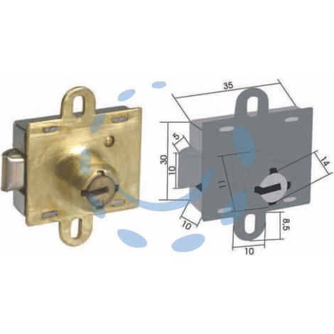 SERRATURA DA INCASSO PER CASELLARIO 143 mm.14