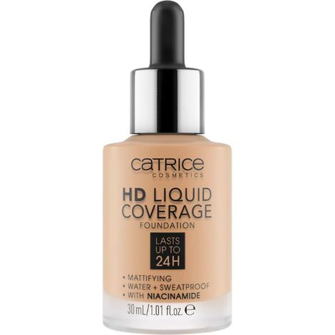 Fondotinta liquido Catrice HD - 042 ROSA SANDALE 30ml (1/2)