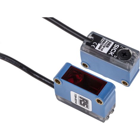 Capteur photoélectrique Faisceau direct (émetteur) RS PRO, 15 m, Bloc, IP67 ( Prix pour 1 ) (1/2)