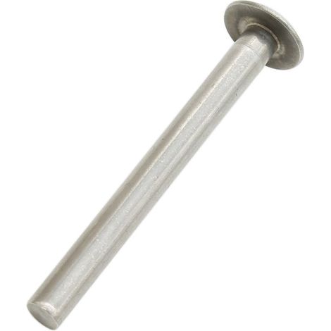 Linxor – Lot de 10 pitons fixes d'ancrage droit – Acier inoxydable – Diamètre 8 mm – Longueur 80 mm – Pour béton armé (1/3)