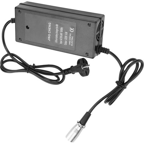 Chargeur intelligent de batterie 110-240 V avec prise européenne pour vélo électrique et scooter (connecteur XLR) (1/5)