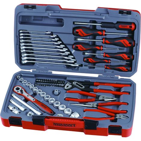 Teng T3867 67 Piece Tool Set 3/8in Drive (1/4)