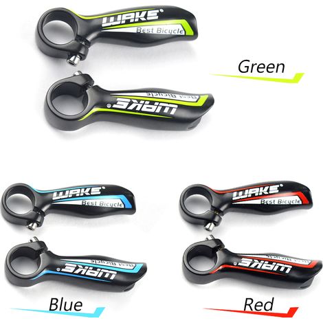 1 paire d'extrémités de guidon de vélo en alliage d'aluminium, barre de poignée de vélo de montagne vtt 22.2mm (1/4)