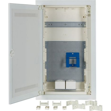 Eaton Kleinverteiler zur Unterputzmontage, Multimedia, 3 Zeilen, flache Stahlblechtür WLAN, 302543