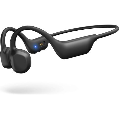 par de auriculares de conducción ósea, Bluetooth 5.3, titanio, IPX5, deportivos. (1/5)