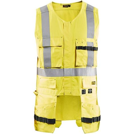 Gilet de travail sans manches multinormes inhérent 3089 - Jaune fluo M (1/2)