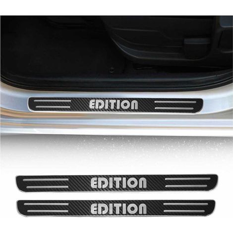 Couverture de Seuil de porte pour Nissan Juke 2010-2026 inox Feuille Carbonne 2x (1/5)