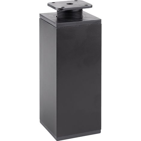 FA012 150 mm verstellbarer Möbelfuß, Mattschwarz SANS MARQUE