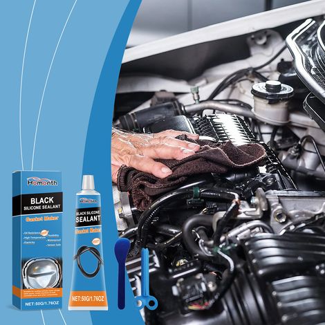 Motordichtmittel, wasserdichtes Dichtmittel für Autoteile, verschleißfestes, tragbares Spaltreparaturmittel – Dichtmittel: 50 g × 1, Spachtel × 1, Rolle × 1 -- DTEKGAZ (1/5)