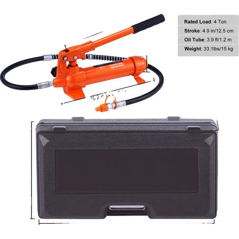 Kit Porta Power, Pompe Hydraulique de 4 Tonnes, Réparation Polyvalente de Cadre de Carrosserie, 4T (1/2)