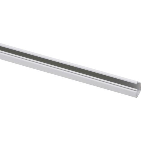 Kopp Minikabelkanal mit Klappdeckel 2m 10 x 10mm Weiß Kabelleiste Selbstklebend