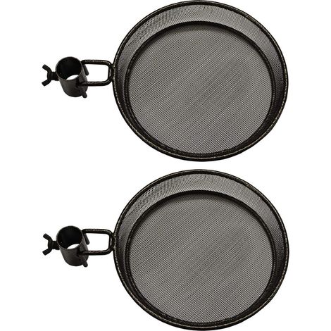 Mesh Seed / Mealworm Tray for Metal Bird Feeding Stations (Set of 2)