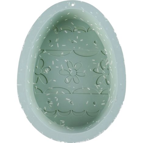 Stampo in silicone per torte pasquali, vassoio per la preparazione del cioccolato, strumento fai-da-te per cuocere le uova di Pasqua. (1/5)