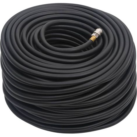 Manguera de aire híbrida caucho y PVC negro 15 mm 20 m vidaXL