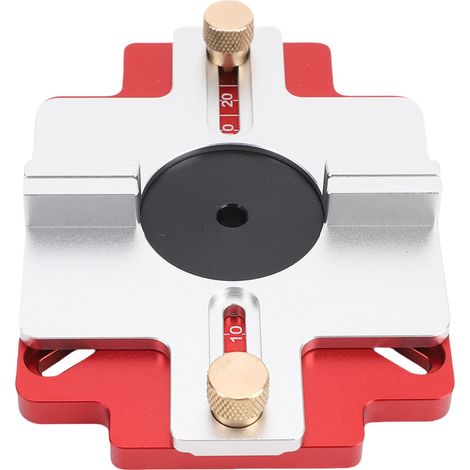 Guide de rainurage pour défonceuse à bois 2 en 1, en alliage d'aluminium épais avec échelle transparente, support de rainurage pour défonceuse à bois (1/5)