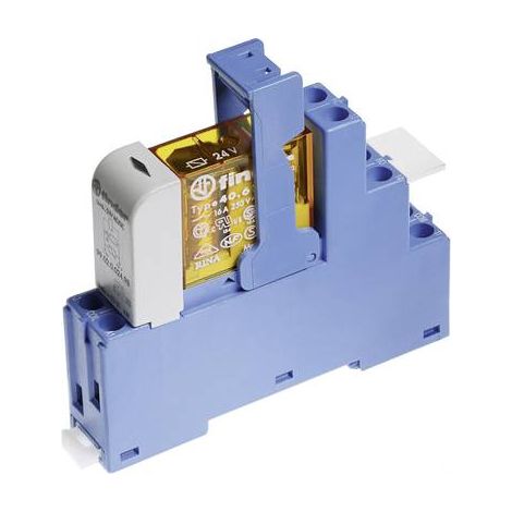 FINDER 48.52.8.012.0060 MODULE RELAIS TENSION NOMINALE: 12 V/AC COURANT DE COMMUTATION (MAX.): 8 A 2 INVERSEURS (RT) 1 PC(S)