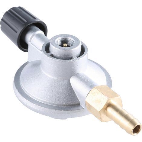 Régulateur de pression 50/37 mbar, vannes de régulation basse pression, régulateur réglable pour bouteilles de gaz propane de camping, adaptateur 37 (1/5)