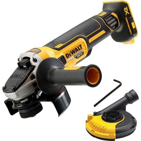 Dewalt DCG405N 18v XR Brushless 125mm Disc Angle Grinder + Dewalt Dust Guard (1/5)