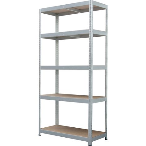 Trendline Metallsteckregal Schwerlastregal Lagerregal Kellerregal 180x90x40cm (1/3)