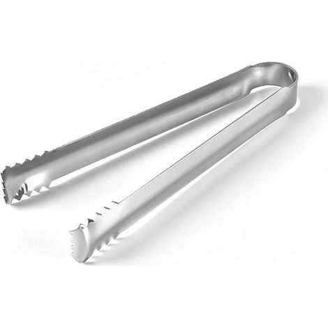 Lot à pinces à glace en acier inoxydable, petites pinces à dents pointues pour seau à glaçons, sucre, café, bar et service alimentaire (1/5)