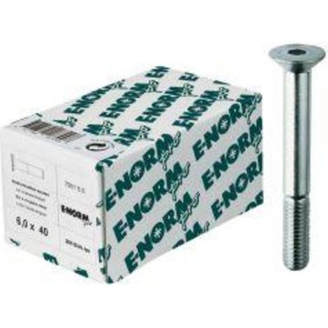 Vis a tete conique DIN 7991 8.8 HDG M8x20 HP E-NORMpro (Par 200) (1/3)