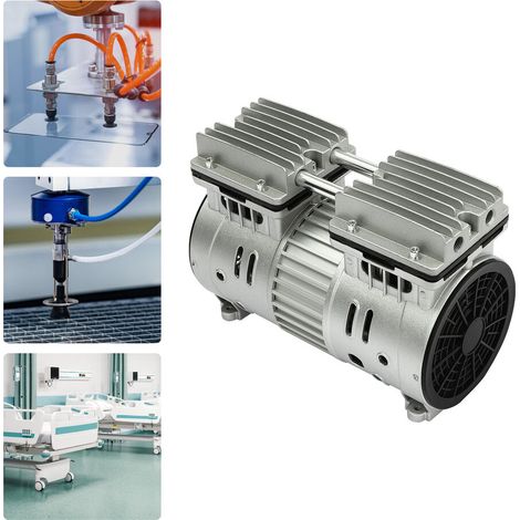 Compresseur silencieux sans huile 550 W Compresseur d'air 3/4 PS Air comprimé silencieux Sans réservoir (1/5)