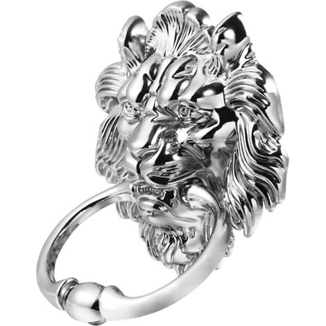 de porte Tofficu antique tête de lion alliage de zinc (1/5)