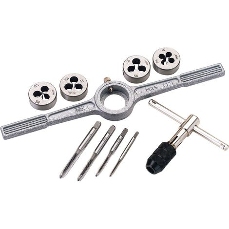 Draper 79201 - Set maschio e filiera, 10 pezzi