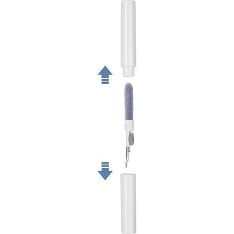 Kit di pulizia per AirPods 1 pezzo, gadget portatile per la pulizia degli AirPods, spazzola 3 in 1 per cuffie Bluetooth compatibile con AirPods 1/2/3, AirPods Pro e iPod (1/5)