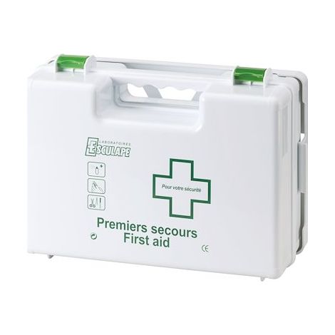 Coffret de secours multi-activités ABS 12 personnes Esculape (1/2)