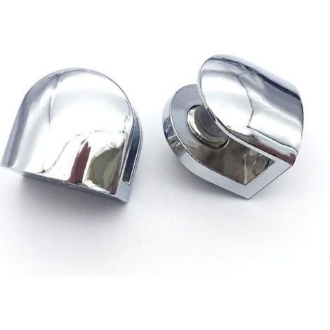 6Pcs Pince à Verre Pince Support en Alliage de Zinc Fixations Réglable Support pour Tablettes en Verre de 6-10 mm d'épaisseur (1/4)