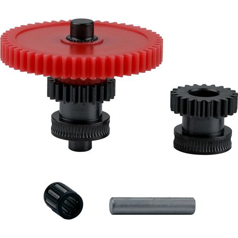 Pignon d'extrudeur pour ELEGOO Neptune 4 /Pro/Plus/Max en acier durci kit double engrenage à axe unique paliers précision optimisé composants imprimante 3D (1/5)