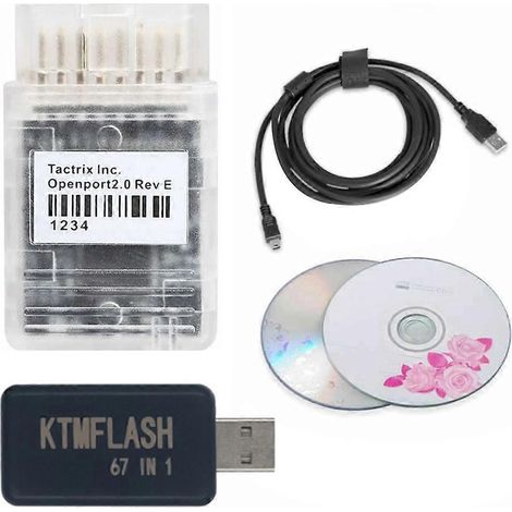 OBD2-Diagnosegerät zur Motorsteuergeräte-Reprogrammierung 2.0 (V1.20-Dongle enthalten, beinhaltet Version V1.95) (1/5)
