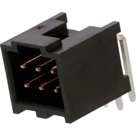 Molex 901303206 Stiftleiste mit Verriegelung Rastermaß: 2.54 mm Polzahl Gesamt: 6 Anzahl Reihen: 2 1