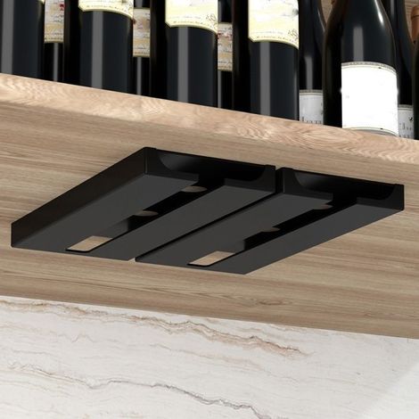 2 PCS Salon Cuisine Cuisine Gobelet Gobelet Suspension de verre à vin (noir) (1/5)