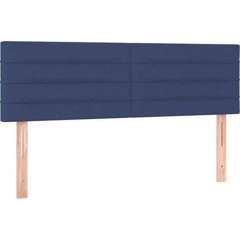 Maison Exclusive - Cabeceros tela azul 144x5x78/88 cm (1/5)