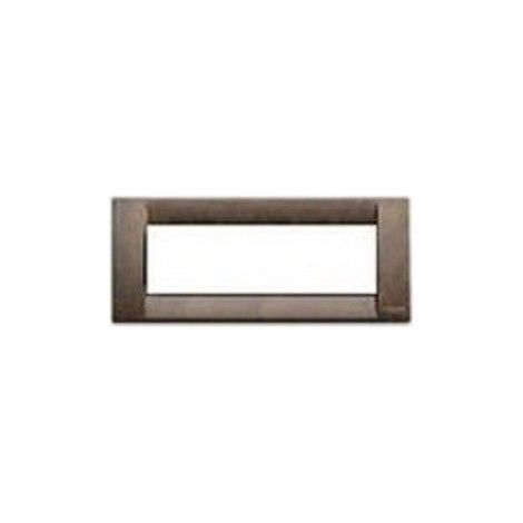 VIMAR - PLACCA IDEA 6 MODULI METALLO RADICA NOCE 16736.41