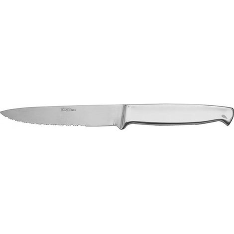 Abert set 12 coltello bistecca Fiorentina acciaio inox seghettato largo 23 cm