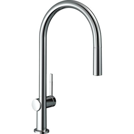 Hansgrohe Talis M54 - Grifo de fregadero Talis con caño extraíble, cromo 72802000