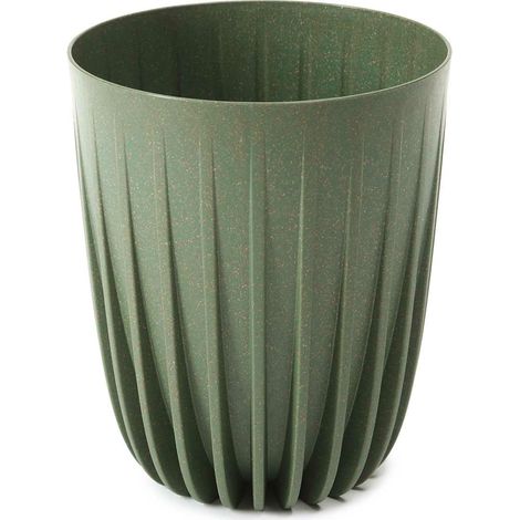 Maceta de madera ecológica despojada verde 30xh36 (1/5)