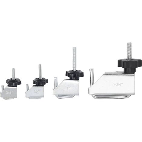 Ortviai Pinces à Tuyaux 4 Pièces (3/8", 1/2", 1", 1-3/4") en Métal pour Lignes de Frein, Radiateur et Liquide de Refroidissement (1/5)