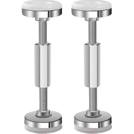 Lot de 2 fixations de chevet en acier inoxydable, actionneur anti-ballottement, stabilisateur mural réglable, fournitures pour la maison (1/3)
