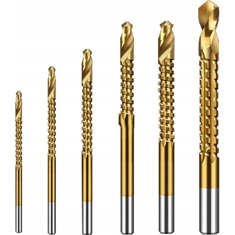 Set de Brocas Dentadas para Madera – 6 Piezas Acero Inox Precision y Durabilidad (1/4)