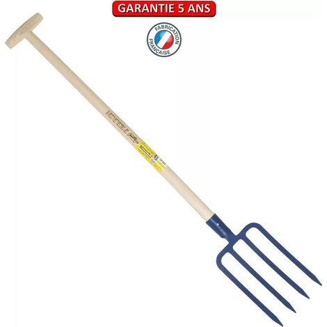 Spatengabel mit 4 Zinken, 29 cm, Krückengriff OUTILS PERRIN