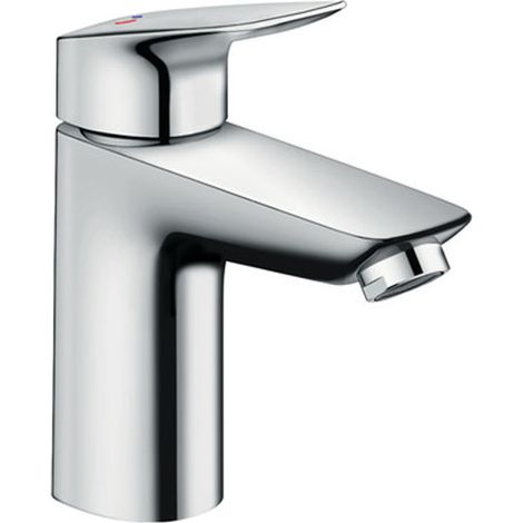 HANSGROHE Mitigeur lavabo Logis 100 CoolStart sans tirette ni vidage chrome (1/7)