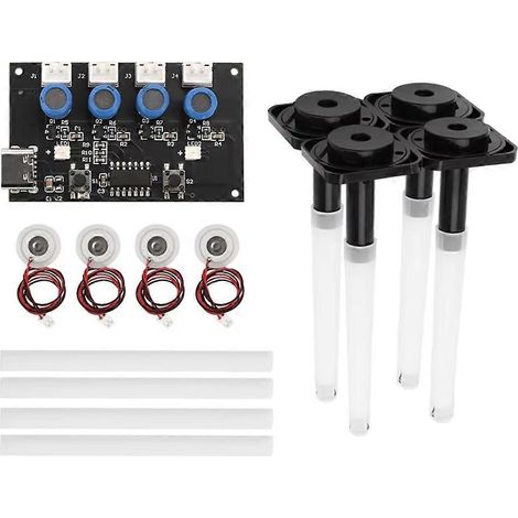 DC5V four spray humidificateur avec colorful ambient éclairage DIY atomization commande planche ultrasonique atomizer A (1/5)