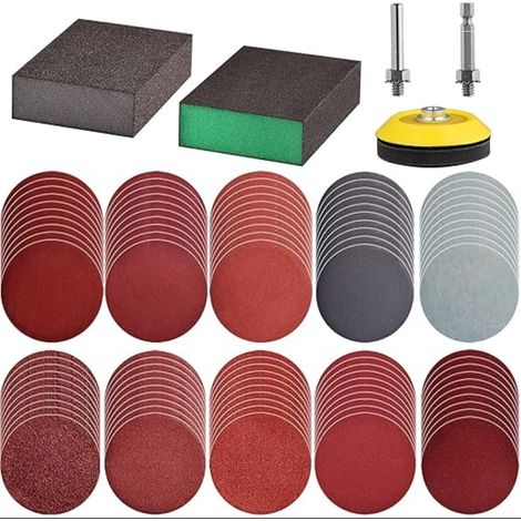 disques de ponçage blocs d’éponge pour perceuse meuleuse outils rotatifs tige (1/5)